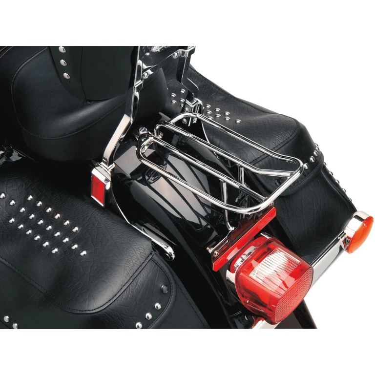 77-0035-BX-LB2 - Drag Specialties Fender Luggage Rack For Harley Davidson FLST 1340 1987-1990 - Chrome