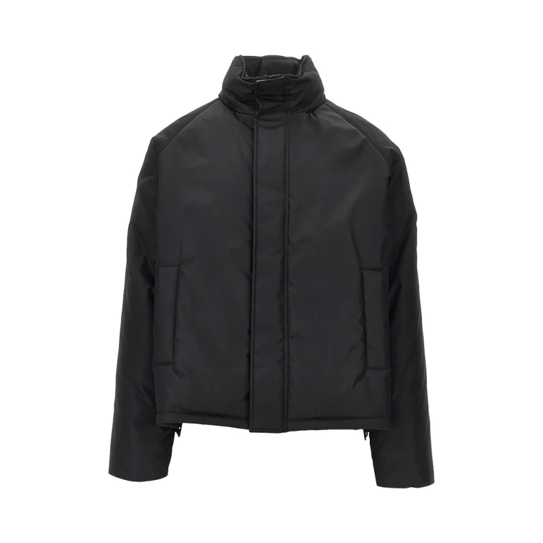 Padded nylon gabardine jacket Man 50