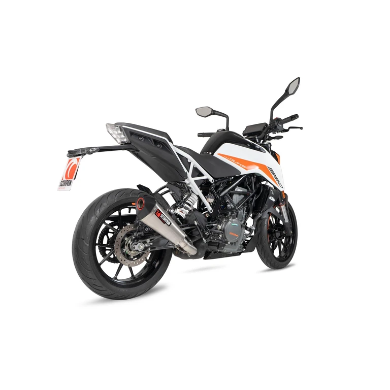 RKT92SEO - Scorpion Serket Taper Stainless Steel Slip-On Exhaust - KTM 390 Duke 2021 - 2022