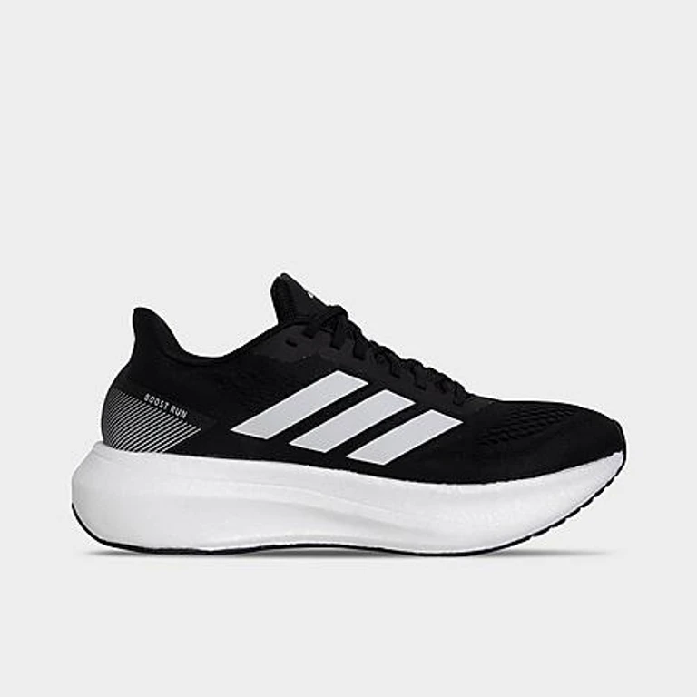 Men's Boost Run Running Shoes in Core Black/Dash Grey/Cloud White Size: 7.5