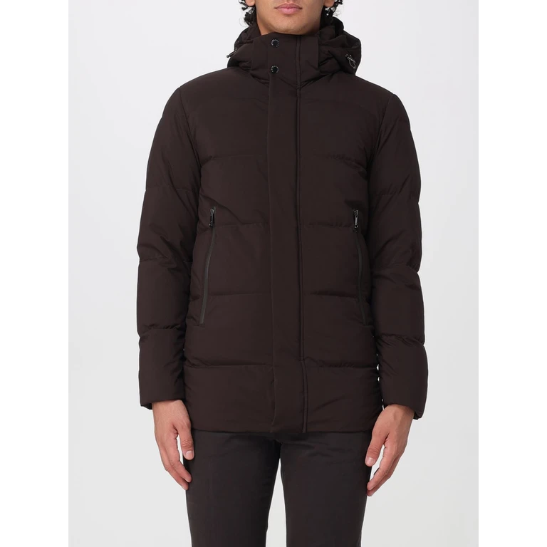 Hooded Water-Repellent Quilted Nylon Down Jacket (16312008306)