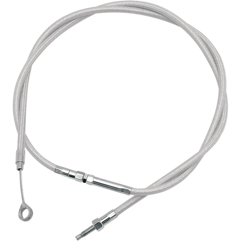 67-0397 - Motion Pro Armor Coat Braided Stainless Steel Clutch Cable - Harley Davidson FXSTC1584 2007-2009 - Chrome