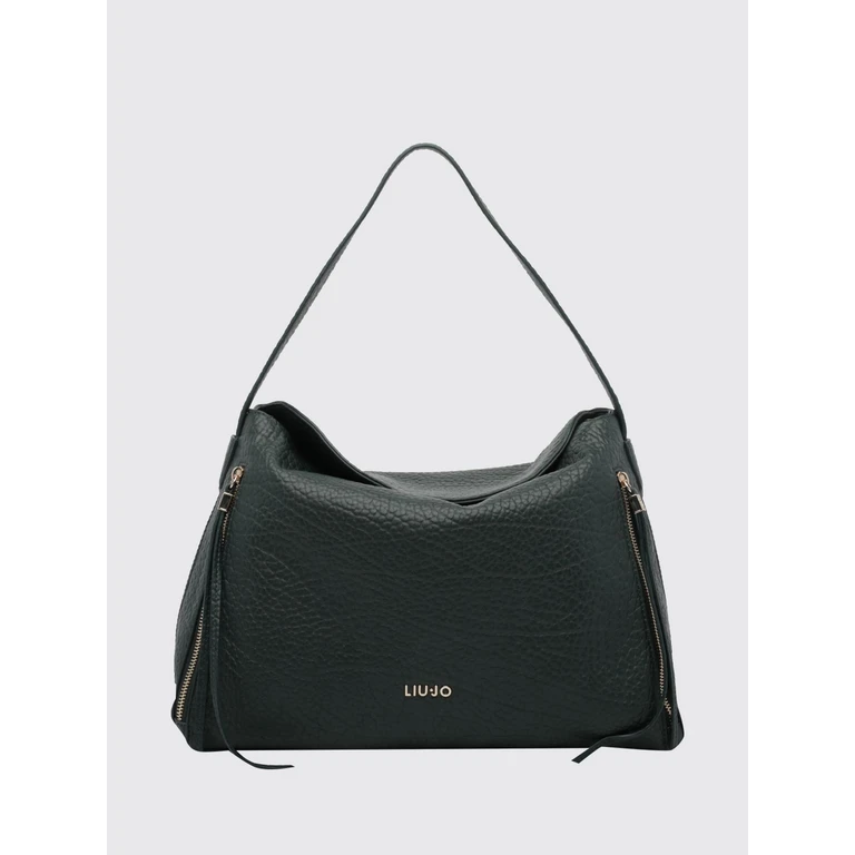 LIU JO Grained Synthetic Leather Shoulder Bag with Flap Closure (AF6046E114695320)