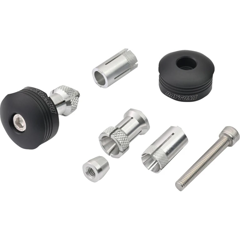 81228 - Daytona "RING" Handlebar Ends CNC - Black