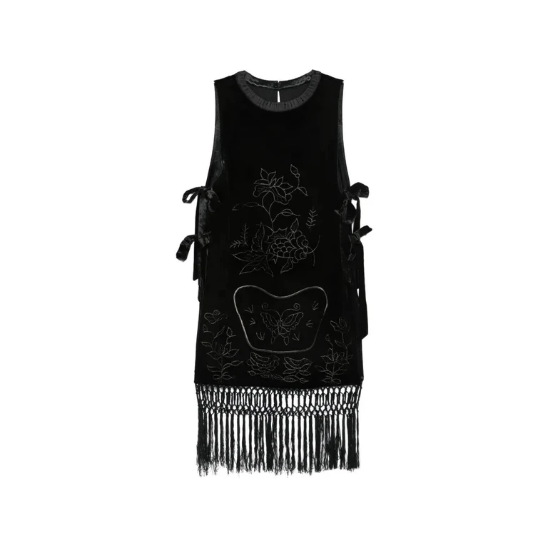 Tie-Waist Long Camisole Dress