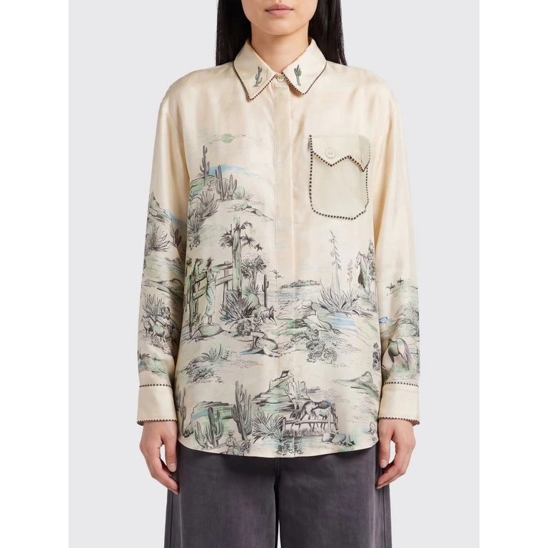 Shirt Woman color Yellow Cream (8080TCREAM)