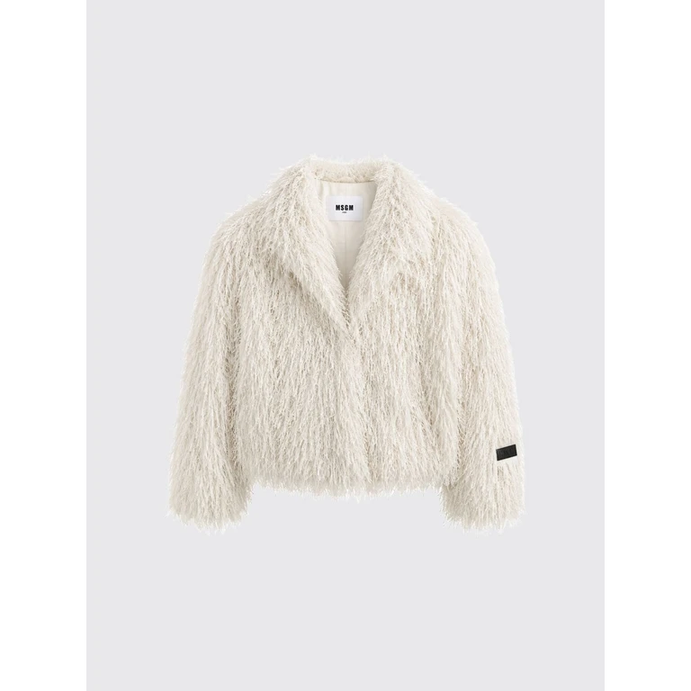 MSGM KIDS Blazer Kids color Yellow Cream (F6MSJGJK212013)