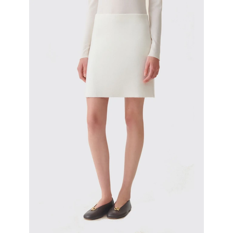 High-Waisted Virgin Wool Pencil Mini Skirt (GND216F325D46225)