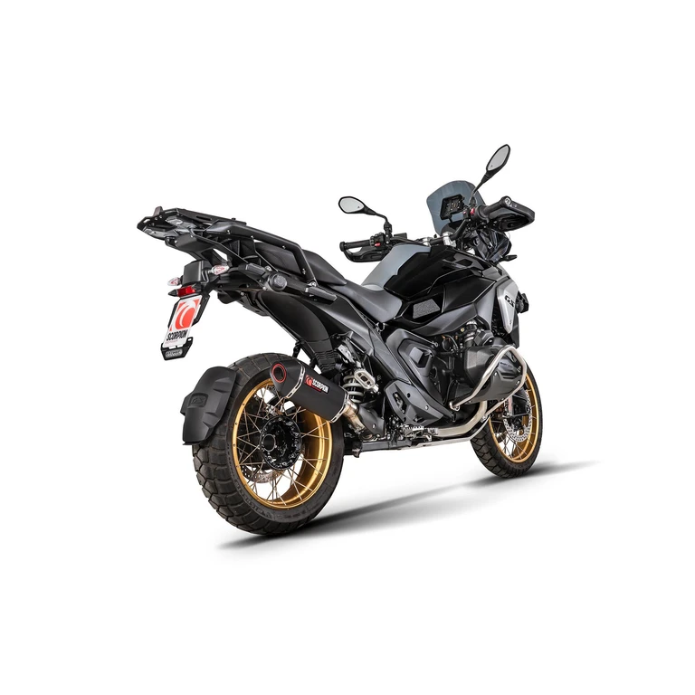 RBM84BCER - Scorpion Serket Parallel Slip-On Black Ceramic For BMW R 1300 GS 2023-2025
