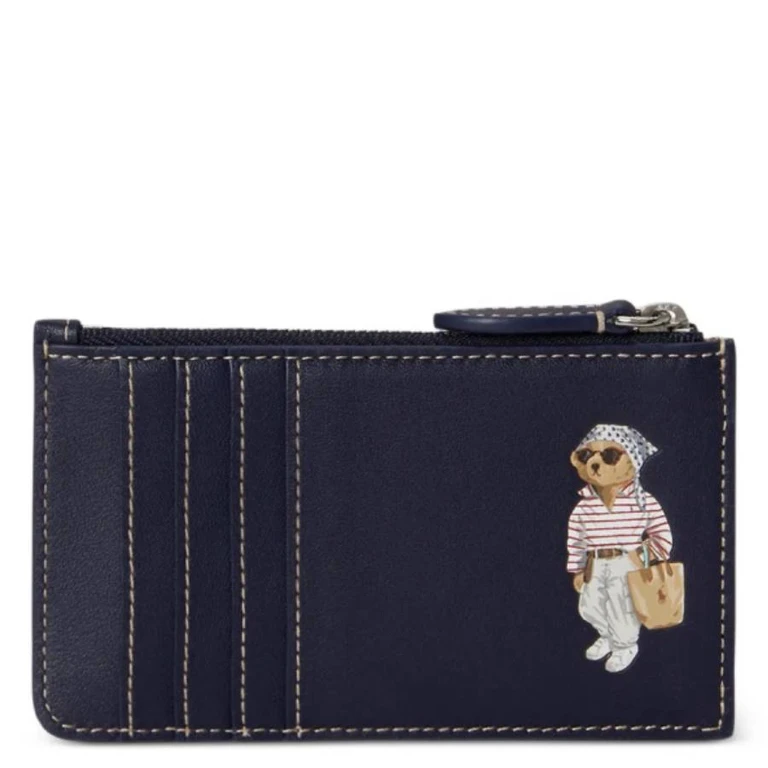 Polo Bear Leather Card Case