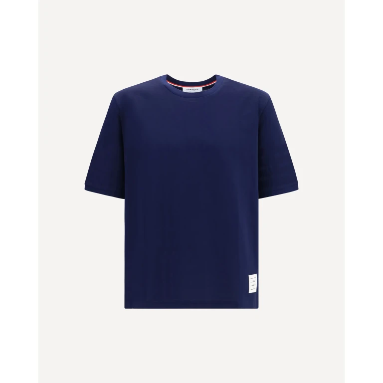 Jersey T-shirt with ribbed cuffs Male 3