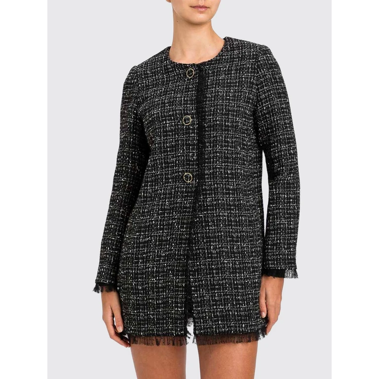 TWINSET Coat Woman color Black (262TP208513857)