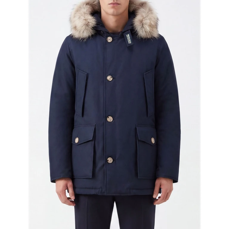 Arctic Cotton and Nylon Parka with Shearling Hood (CFWOOU0484MBUT0001MLB)