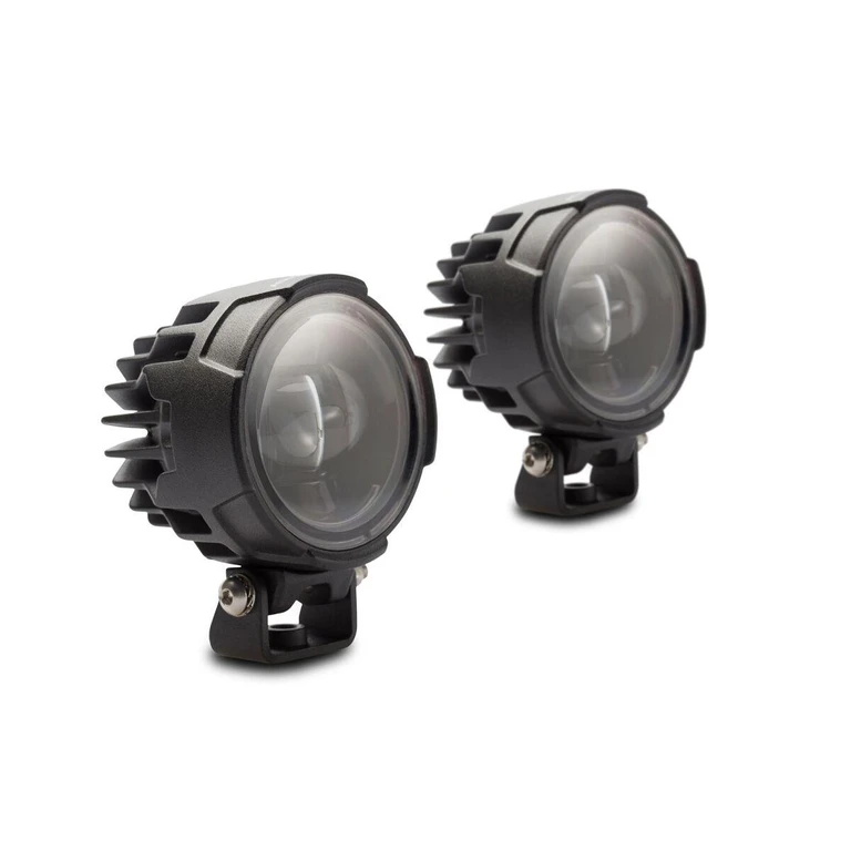 NSW.07.897.61000/B - SW Motech EVO High Beam Lights For BMW F 750 GS ABS 2020-2023 Left and Right Front Black Clear