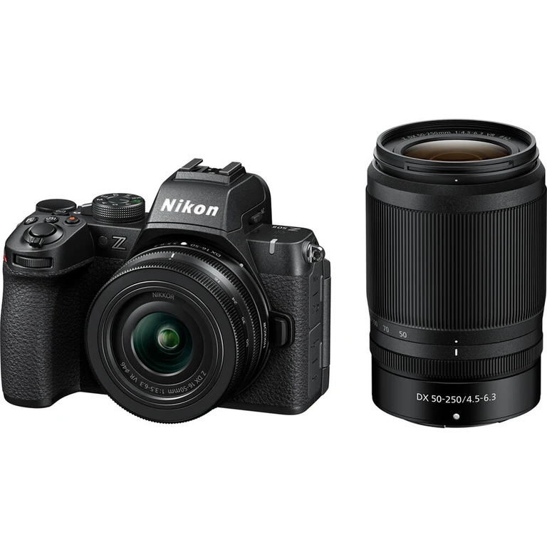 Z50 II Mirrorless Camera with Z DX 16-50mm and Z DX 50-250mm Lenses