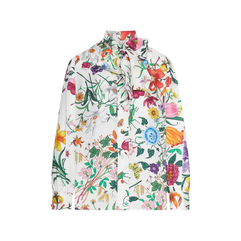 Printed Silk Shirt