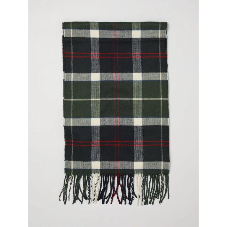 Tartan Pattern Acrylic Scarf with Fringed Edges (USC0300TN98)