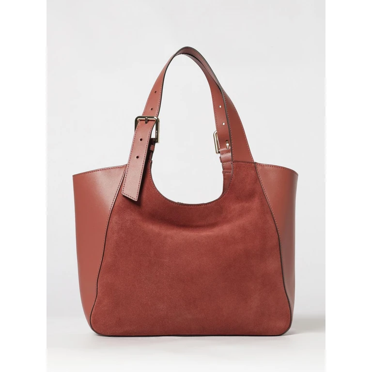 Dora Medium Tote Bag in Leather and Suede with Adjustable Handle (WB02012BX40184996S)