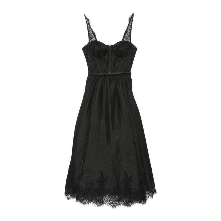 Zimmermann Robe Au Genou - Noir (0226DF261BLK)