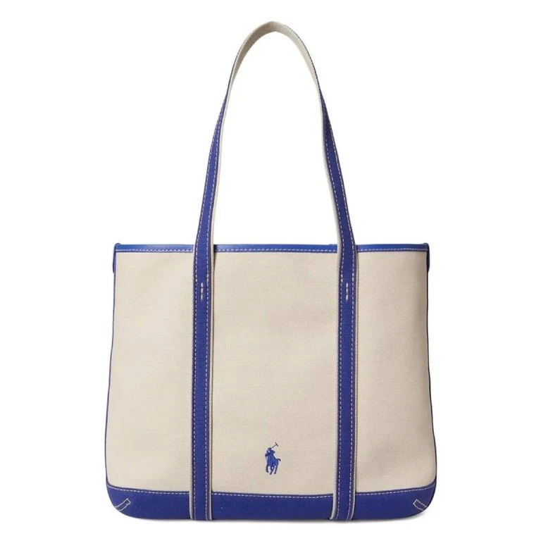 Polo Bear Canvas Small Shopper Tote
