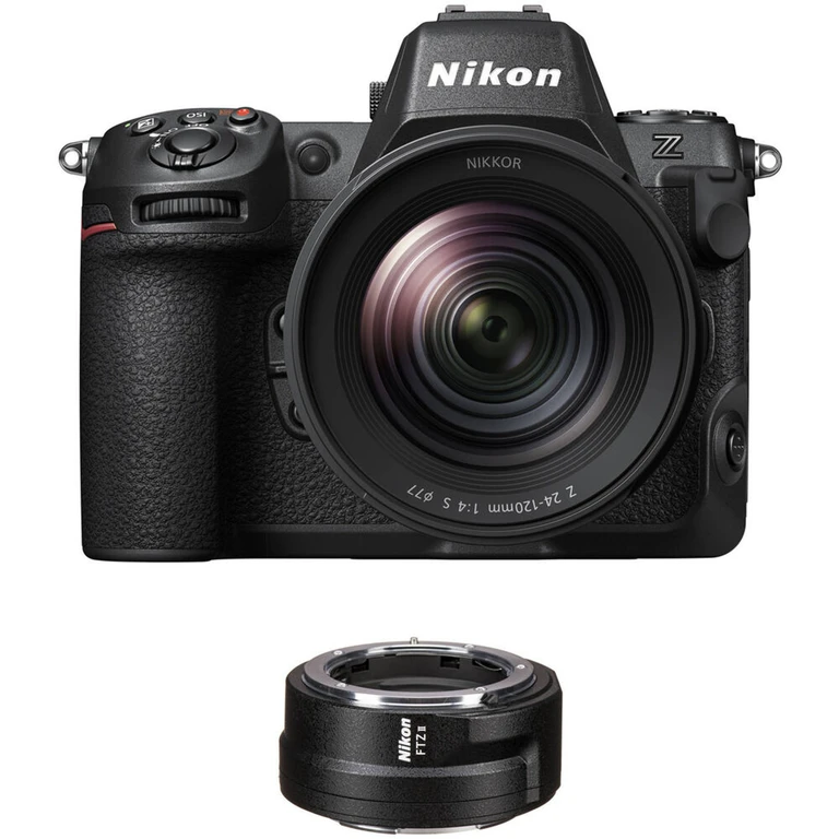Z8 Mirrorless Camera Body with FTZ II Mount Adapter