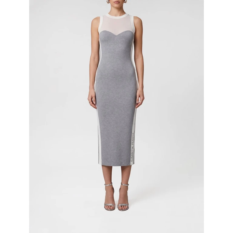 ELISABETTA FRANCHI Dress Woman color Grey (AM44S66E2G41)