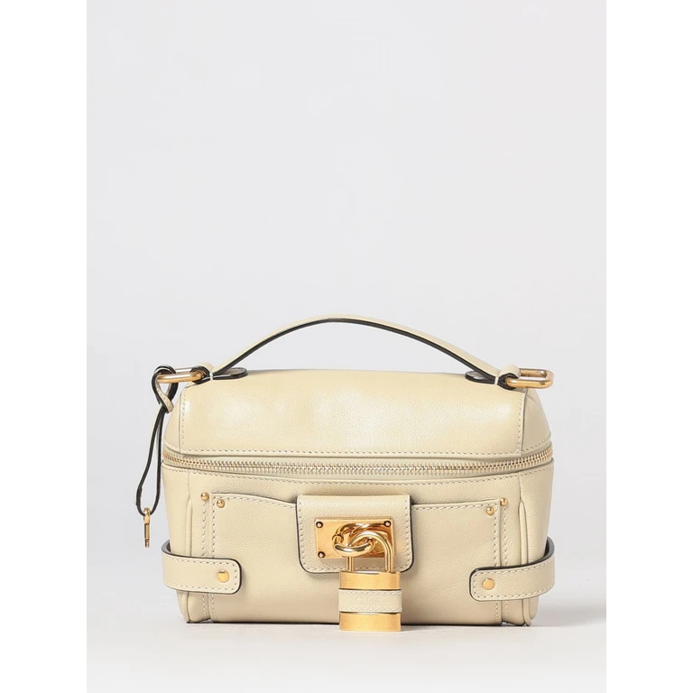 CHLOÉ Paddington Mini Smooth Leather Handbag with Padlock and Strap (CH26WS855P7520S)