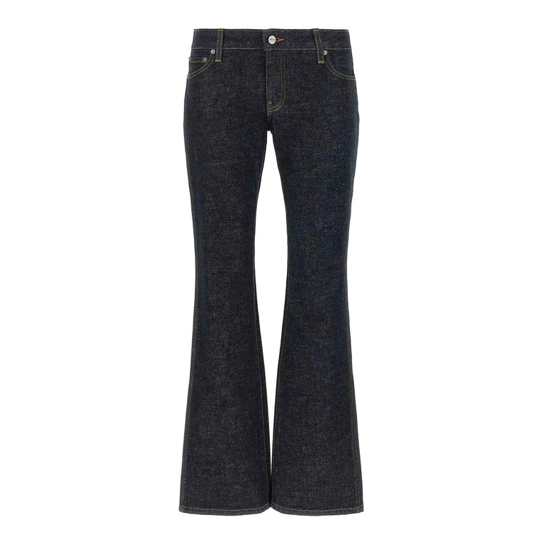 Ausgestellte Jeans Blau