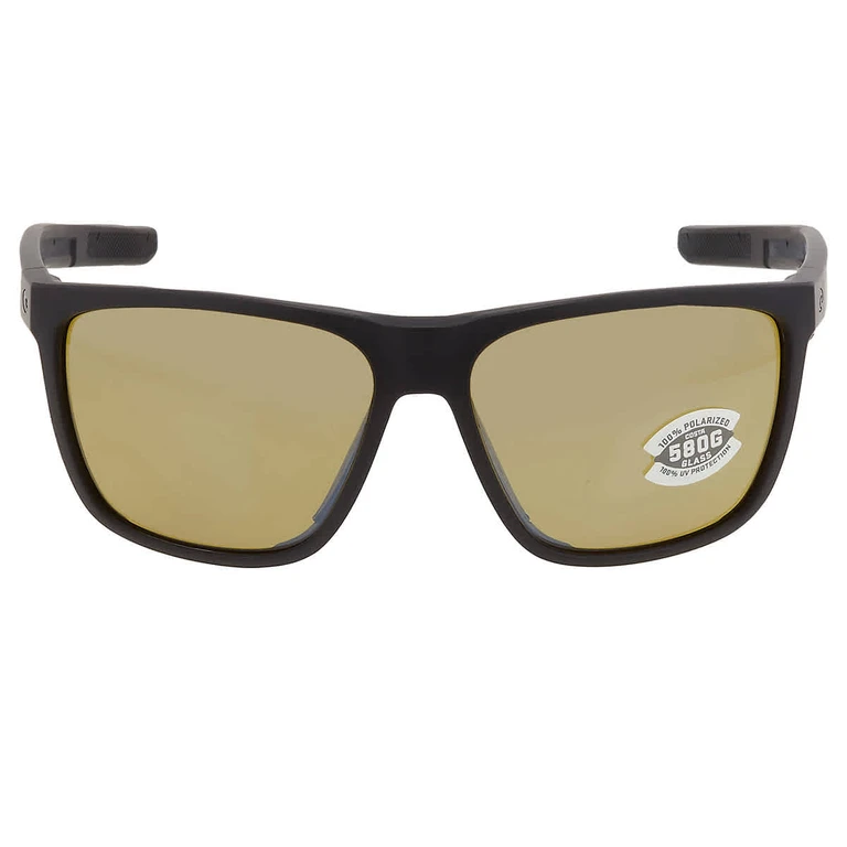 FERG XL Sunrise Silver Mirror Polarized Glass Mens Sunglasses 6S9012 901204 62