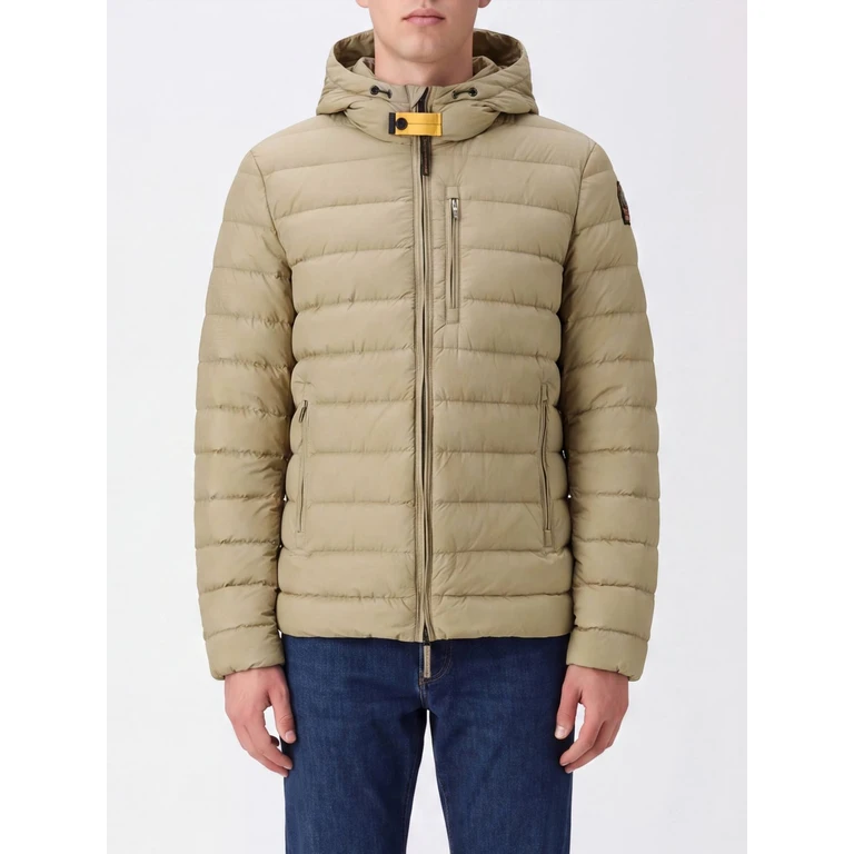 Hooded Quilted Nylon Down Jacket with Zip Closure (26WPMPUSL02P090136)