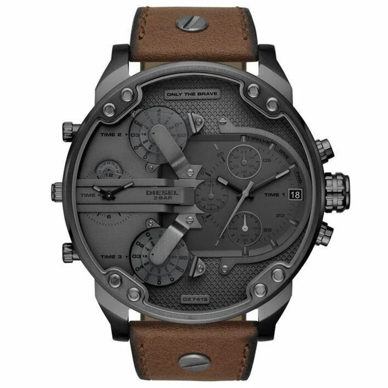 DZ7413 Mr. Daddy 2.0 Chronograph Brown Leather Men's Watch