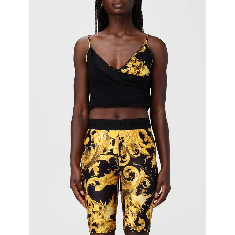 Printed Jersey Cropped Fit Top (80HAM205JS533G89)