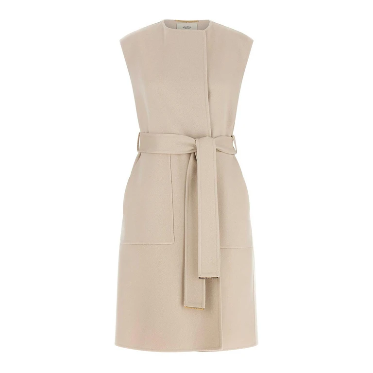 Agnona Gilet - Beige (TV1201D7036N14)