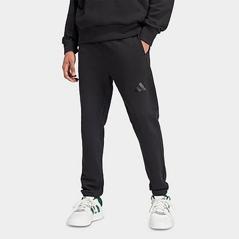 adidas Men's ALL SZN French Terry Tapered Pants in Black Size: XS