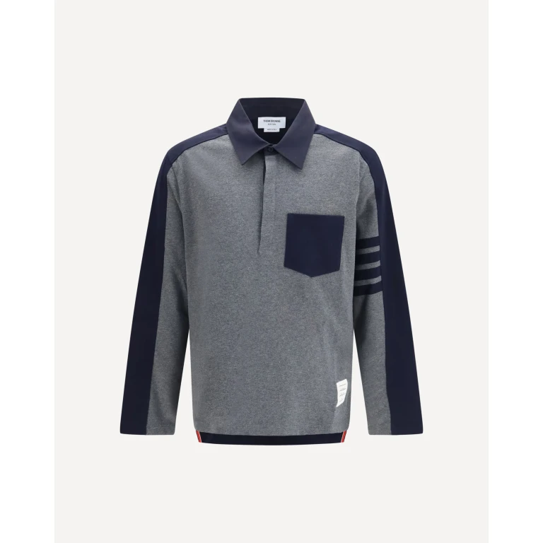 Oversized Colorblock Rugby Polo Male 3