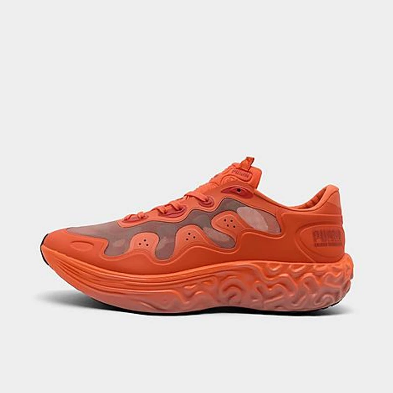 PUMA Men's x Salehe Bembury Velum 2 Nitro Casual Shoes in Red Clay/Nasturtium