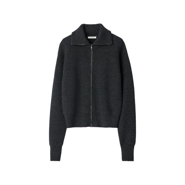 Cardigan com zíper Lemaire em lã virgem