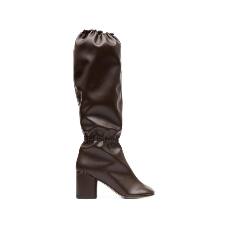 Anatomic Elasticated-detail Knee-high Boots