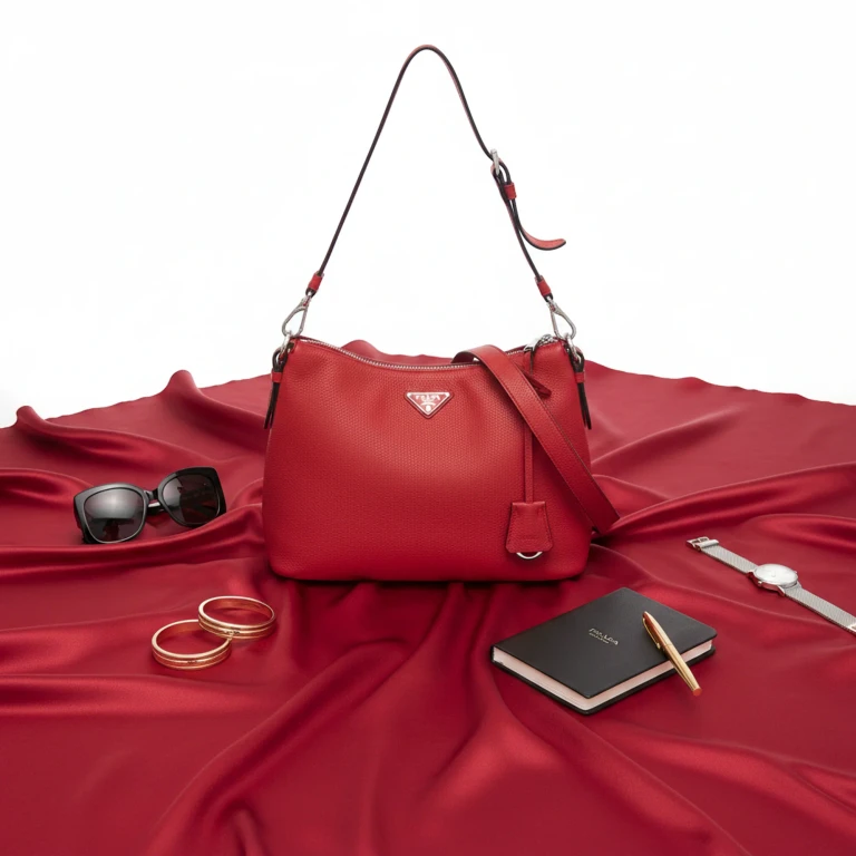 Vitello Daino · Leather Shoulder Bag