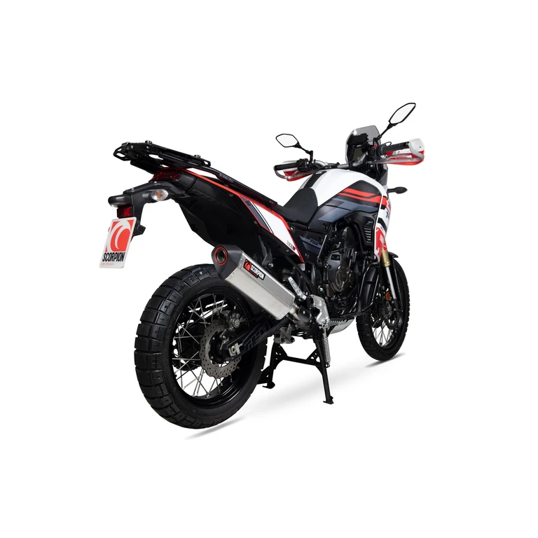 RYA114SEO - Scorpion Serket Stainless Oval Exhaust - Yamaha Tenere 700 2018 - 2019