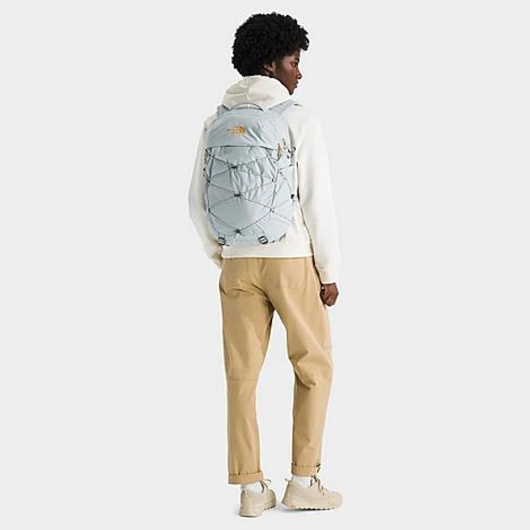 Women's Borealis Luxe Backpack (27L) in Frost Grey/Gold Metallic