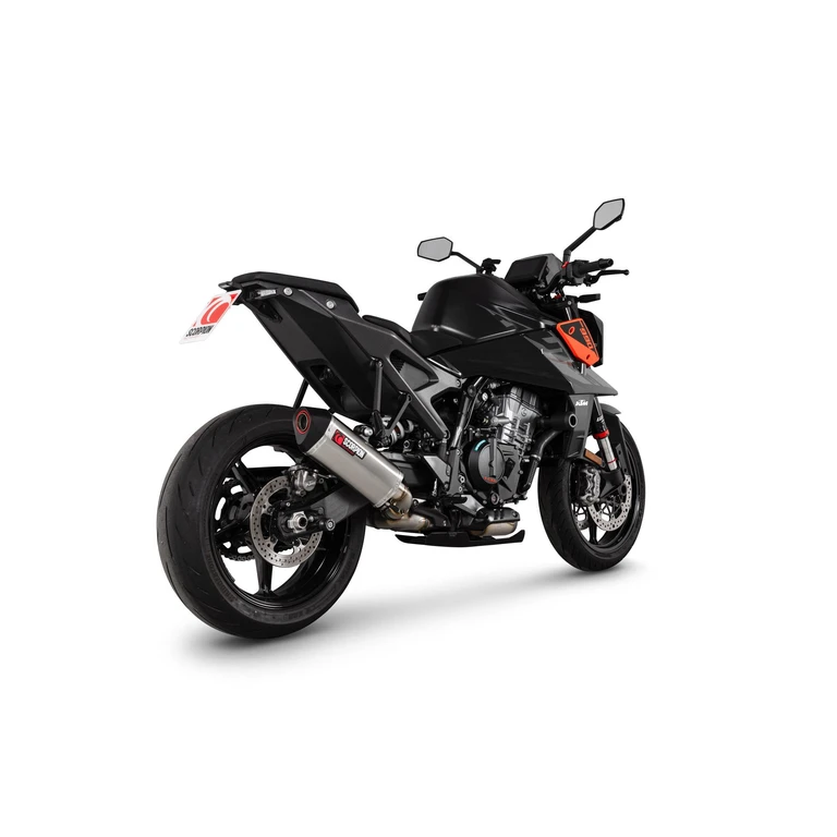 RKT96TEO - Scorpion Serket Parallel Slip-On Titanium For KTM 990 Duke 2024-2025