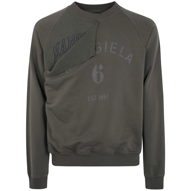 Moletom MM6 Maison Margiela gola redonda