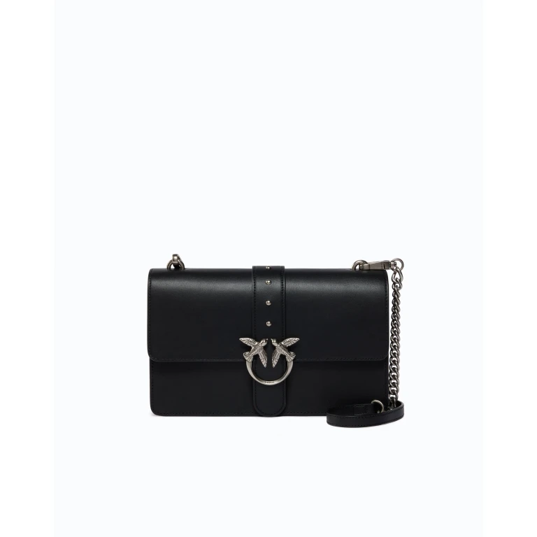 Bolso mediano Love Bag One de cuero con New Buckle