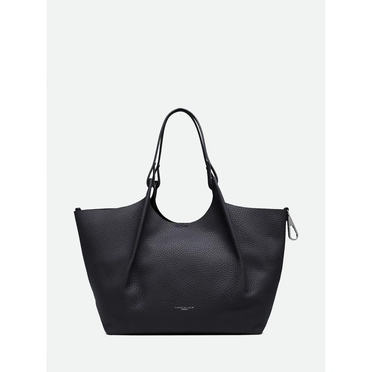 Dua Grained Calfskin Leather Shoulder Bag (BS9720RNGDBLTUNOTTURNO)