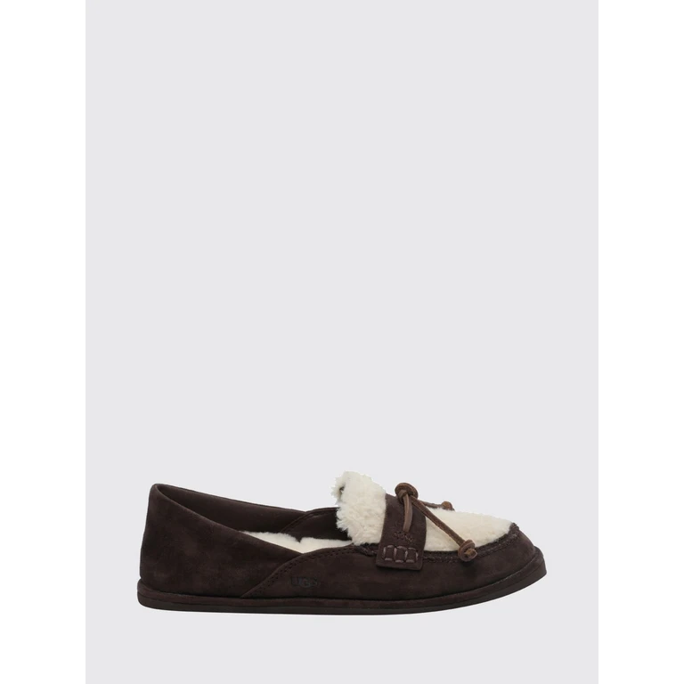 Zora Bicolour Suede Loafers with Wool Lining (1182151BCDR)