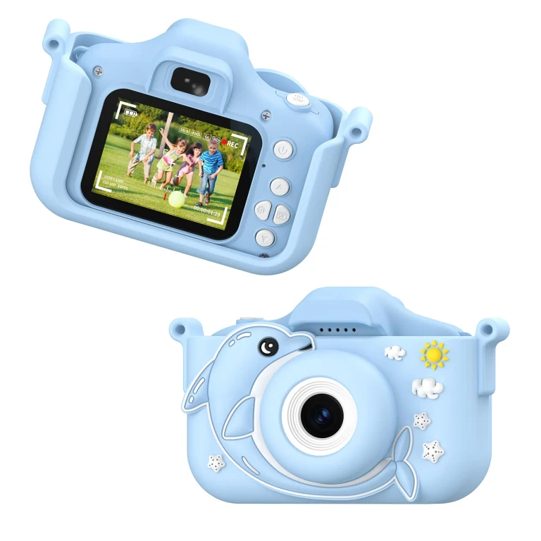 Kids Digital Camera - 1080p HD, Dual Lens, Selfies, Games, 32GB S