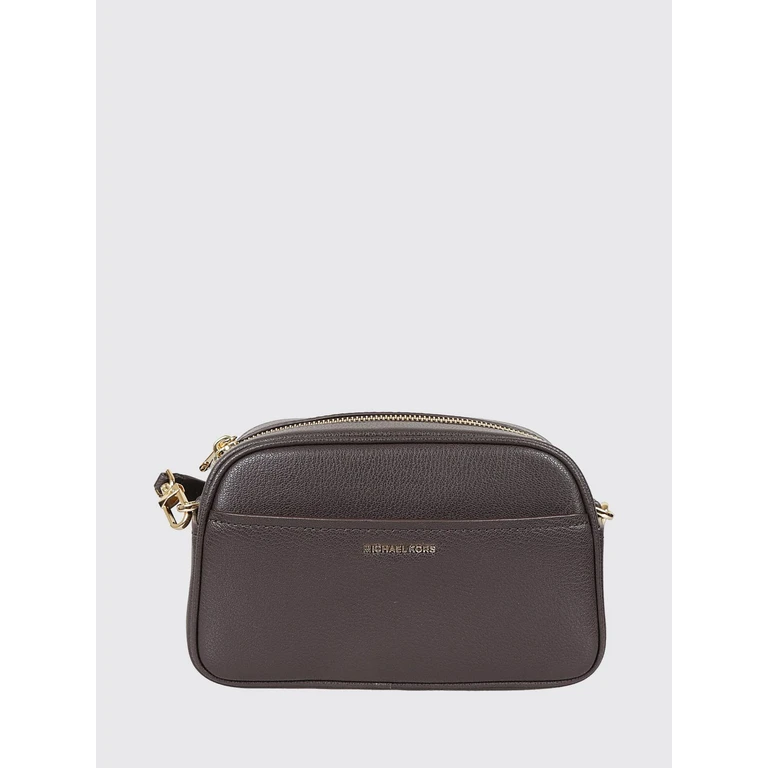 Jet Set Leather Camera Crossbody Bag with Metal Logo (32F5GJ6C5L251)