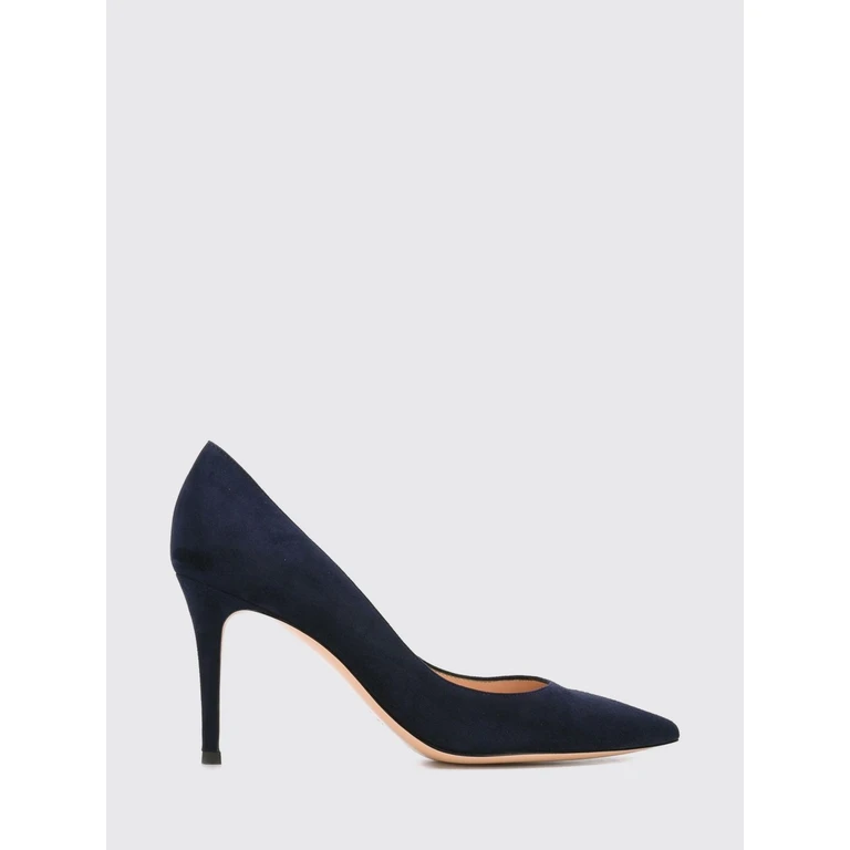 Gianvito Décolleté in Camoscio con Tacco a Spillo