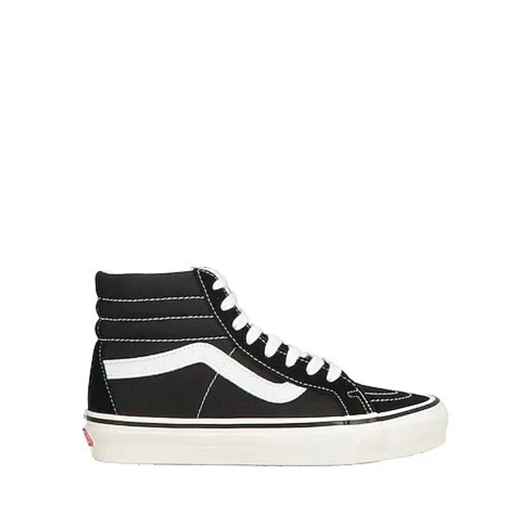 Sk8-Hi Big Kids' (GS) High-Top Sneakers - Black/True White Suede/Canvas